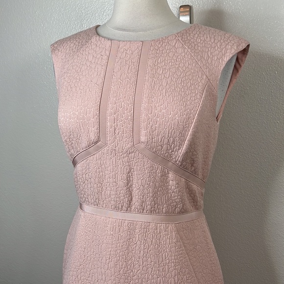 Antonio Melani Pastel Pink Cap Sleeve MIDI Dress - Picture 2 of 10